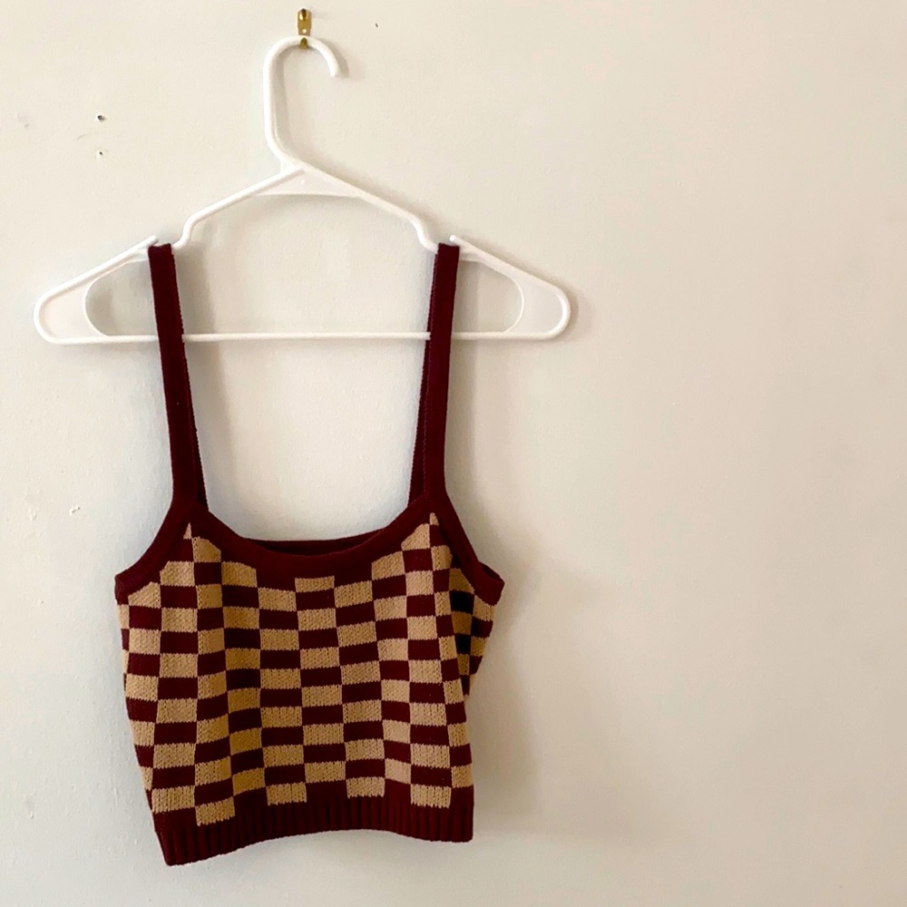 Native One Checkered Knit Tank
